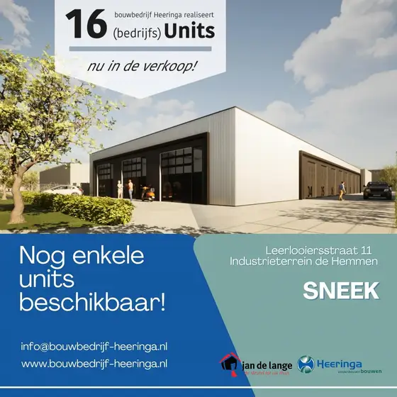 Nieuwbouw (bedrijfs)units Sneek — afbeelding 1