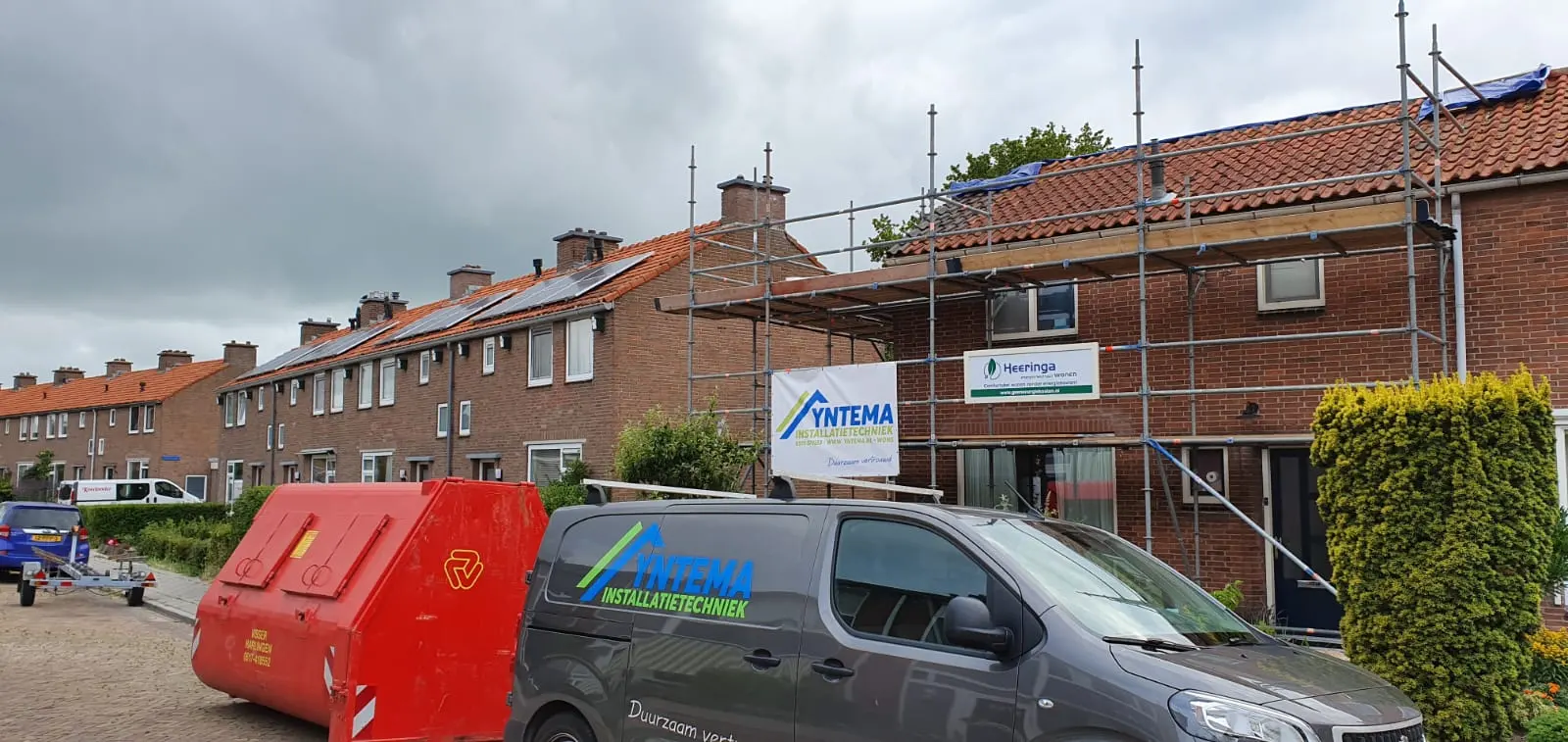 Dak renovatie en uitbouw woning Makkum