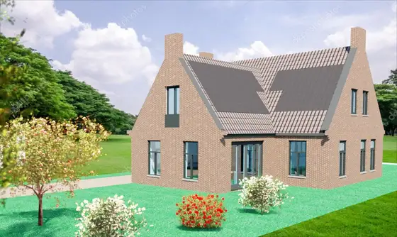 Energie neutrale nieuwbouw woning met aardwarmtepomp in Oudega — afbeelding 29