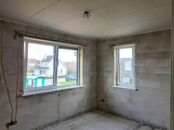Energie neutrale nieuwbouw woning met zonneboiler en pelletketel in Witmarsum — afbeelding 5