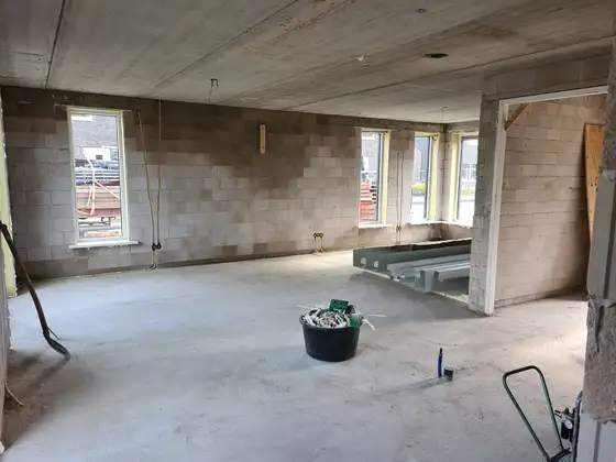 Energie neutrale nieuwbouw woning met zonneboiler en pelletketel in Witmarsum — afbeelding 6