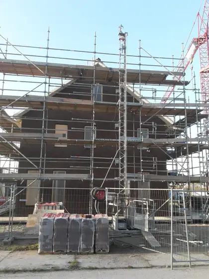 Energie neutrale nieuwbouw woning met zonneboiler en pelletketel in Witmarsum — afbeelding 9