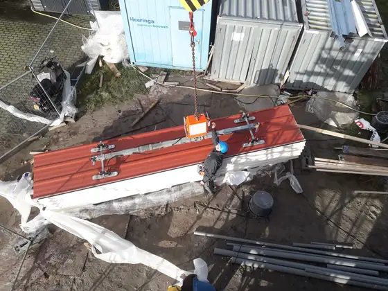 Energie neutrale nieuwbouw woning met zonneboiler en pelletketel in Witmarsum — afbeelding 12