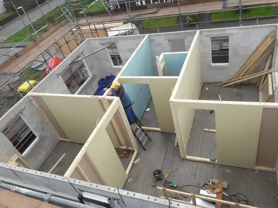 Energie neutrale nieuwbouw woning met zonneboiler en pelletketel in Witmarsum — afbeelding 15