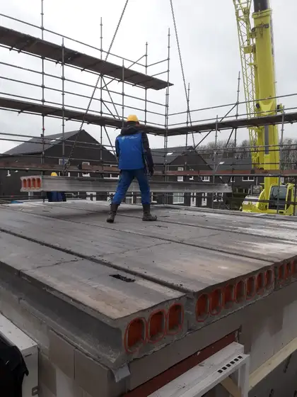 Energie neutrale nieuwbouw woning met zonneboiler en pelletketel in Witmarsum — afbeelding 16