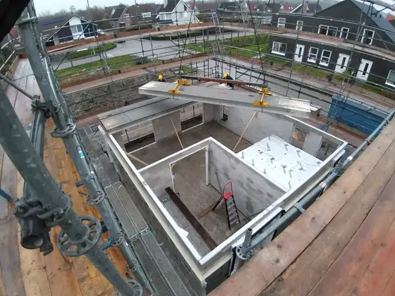 Energie neutrale nieuwbouw woning met zonneboiler en pelletketel in Witmarsum — afbeelding 17