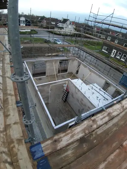 Energie neutrale nieuwbouw woning met zonneboiler en pelletketel in Witmarsum — afbeelding 18
