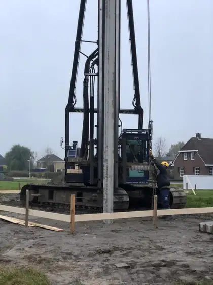 Energie neutrale nieuwbouw woning met zonneboiler en pelletketel in Witmarsum — afbeelding 21