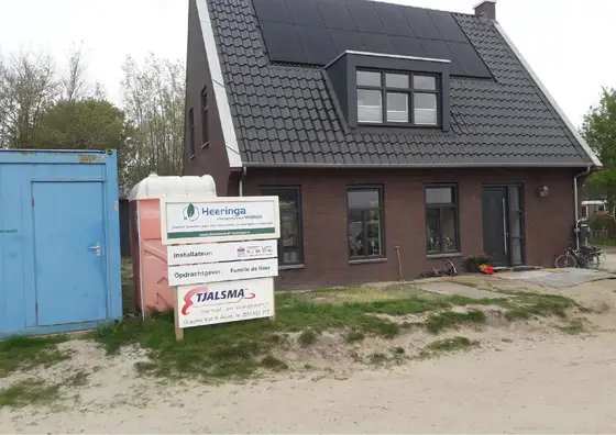 Energie neutrale nieuwbouw woning met lucht/waterwarmtepomp in Warns — afbeelding 2
