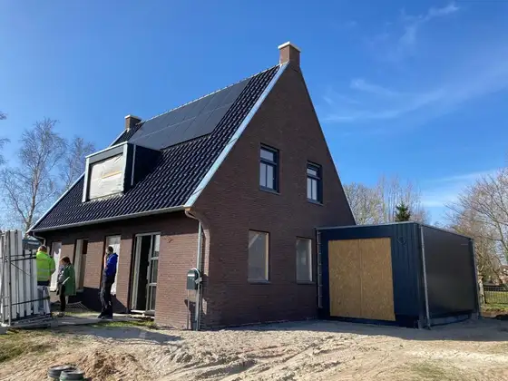 Energie neutrale nieuwbouw woning met lucht/waterwarmtepomp in Warns — afbeelding 7