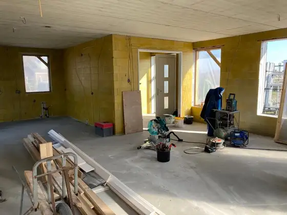 Energie neutrale nieuwbouw woning met lucht/waterwarmtepomp in Warns — afbeelding 10