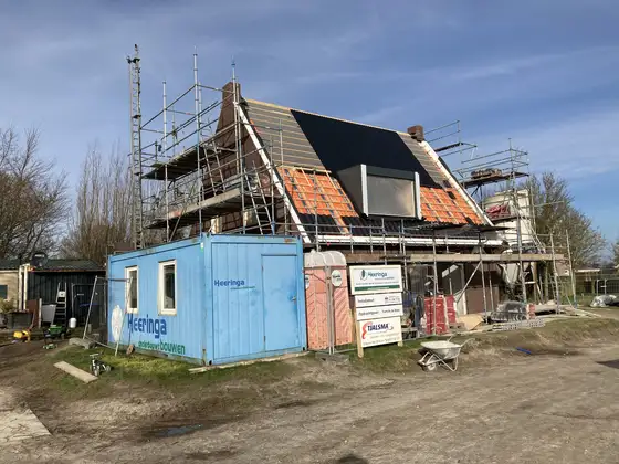 Energie neutrale nieuwbouw woning met lucht/waterwarmtepomp in Warns — afbeelding 11