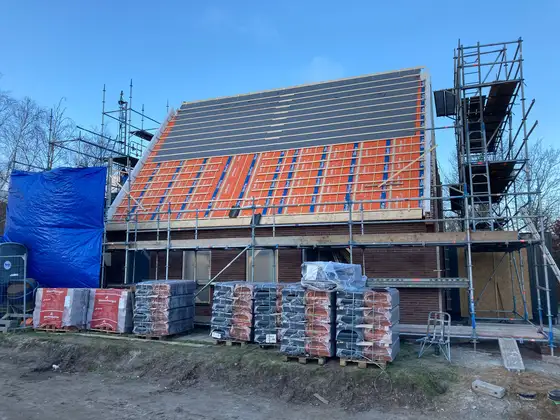 Energie neutrale nieuwbouw woning met lucht/waterwarmtepomp in Warns — afbeelding 15
