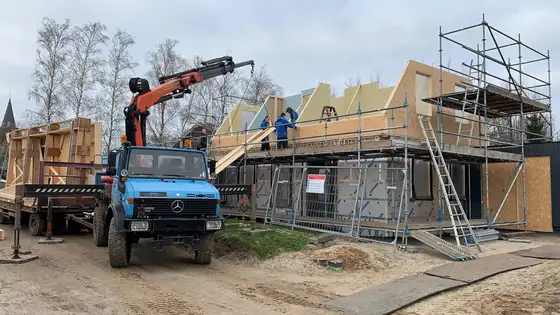 Energie neutrale nieuwbouw woning met lucht/waterwarmtepomp in Warns — afbeelding 19