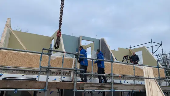 Energie neutrale nieuwbouw woning met lucht/waterwarmtepomp in Warns — afbeelding 20