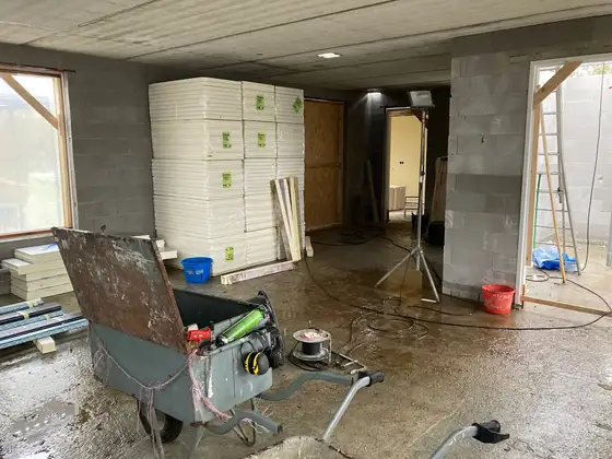 Energie neutrale nieuwbouw woning met lucht/waterwarmtepomp in Warns — afbeelding 22
