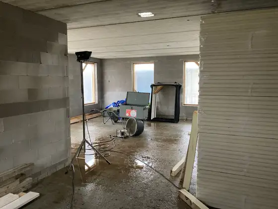 Energie neutrale nieuwbouw woning met lucht/waterwarmtepomp in Warns — afbeelding 23