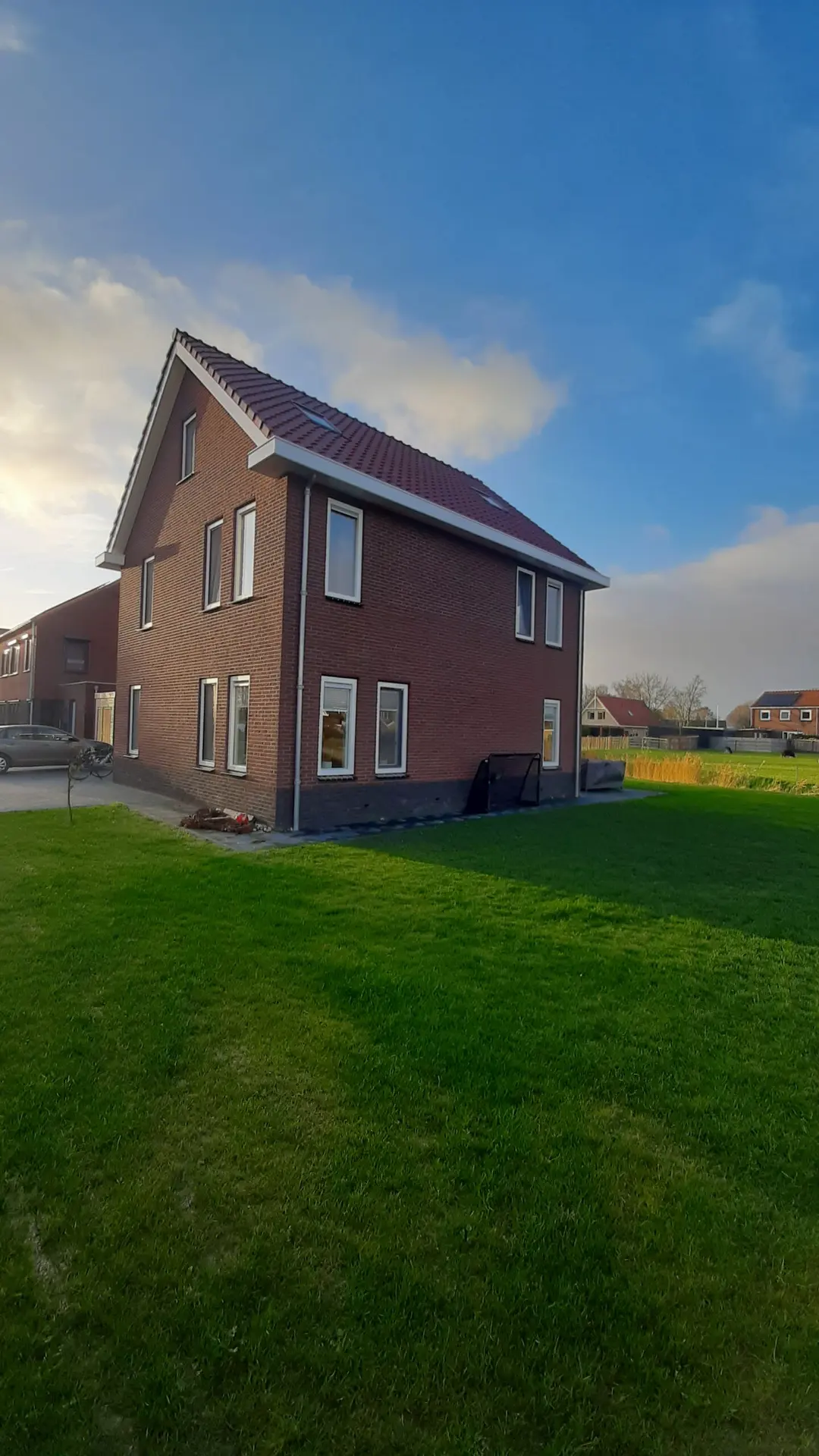 Energie neutrale nieuwbouw woning met warmtepomp in Witmarsum