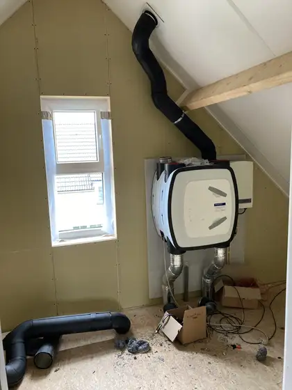 Energie neutrale nieuwbouw woning met aardwarmtepomp in Witmarsum — afbeelding 5