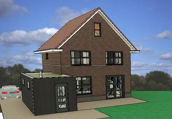 Energie neutrale nieuwbouw woning met aardwarmtepomp in Witmarsum — afbeelding 28