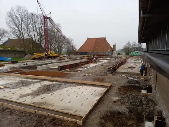 Nieuwbouw Geitenstal in Mirns — afbeelding 17