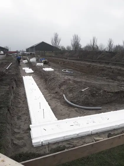 Nieuwbouw jongveestal en verbouwing in Brantgum — afbeelding 9