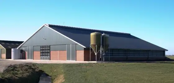 Nieuwbouw ligboxenstal It Heidenskip — afbeelding 1