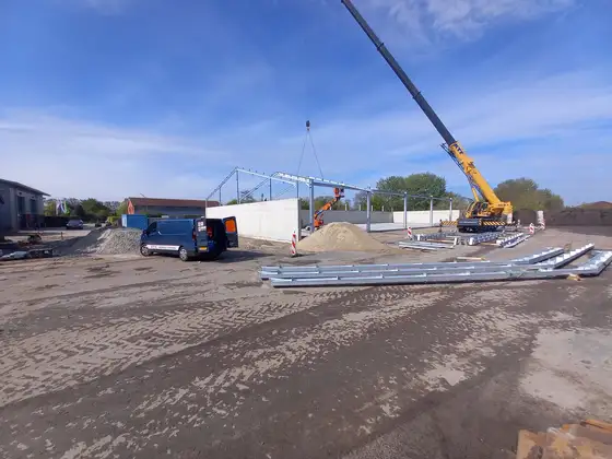 Nieuwbouw compost loods in Sneek — afbeelding 8