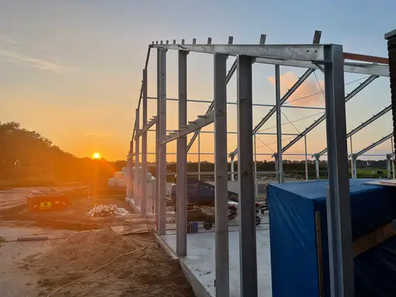 Nieuwbouw rundveestal in Haskerhorne — afbeelding 6