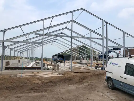 Nieuwbouw rundveestal in Haskerhorne — afbeelding 7