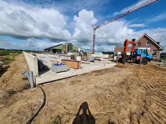 Nieuwbouw rundveestal in Haskerhorne — afbeelding 9
