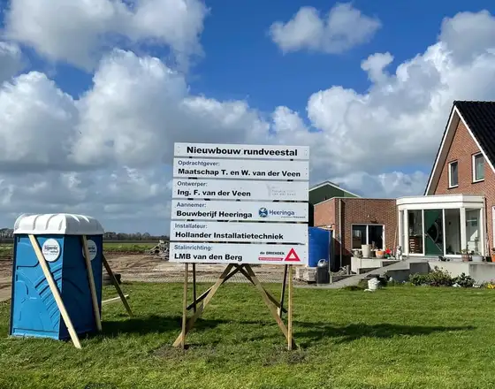 Nieuwbouw rundveestal in Haskerhorne — afbeelding 27