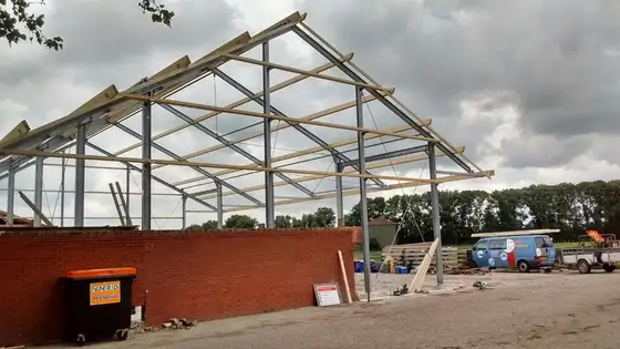 Nieuwbouw werktuigenberging Workum — afbeelding 3