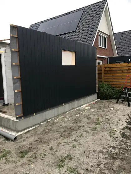 Energie neutrale nieuwbouw woning met pelletketel in Arum — afbeelding 16