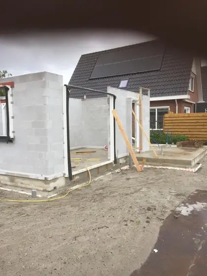 Energie neutrale nieuwbouw woning met pelletketel in Arum — afbeelding 20