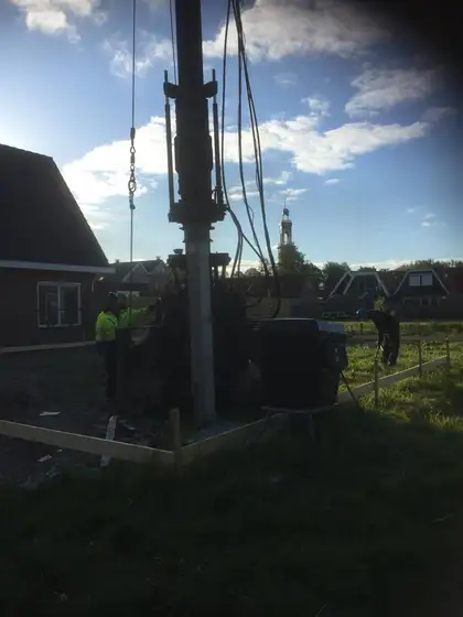 Energie neutrale nieuwbouw woning met pelletketel in Arum — afbeelding 21