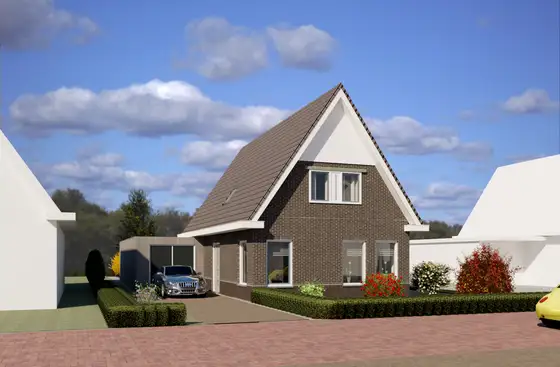 Energie neutrale nieuwbouw woning met pelletketel in Arum — afbeelding 24