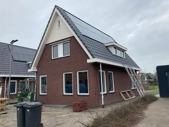 Energie neutrale nieuwbouw woning met aardwarmtepomp in Arum — afbeelding 13