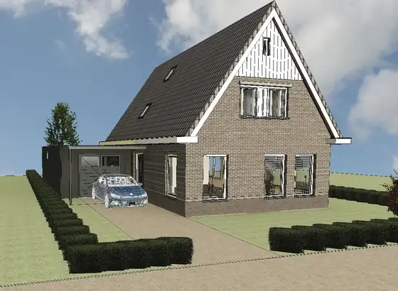 Energie neutrale nieuwbouw woning met aardwarmtepomp in Arum — afbeelding 44