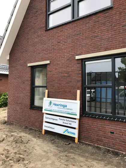 Energie neutrale nieuwbouw woning met aardwarmtepomp in Arum — afbeelding 3