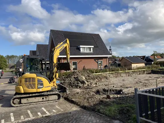 Energie neutrale nieuwbouw woning met aardwarmtepomp in Arum — afbeelding 34