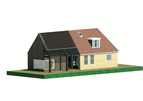 Moderne aanbouw woning in Schraard — afbeelding 15