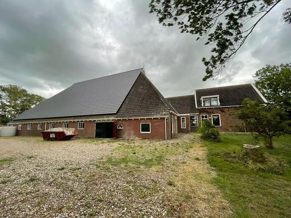 Verbouwing boerderij in Brantgum