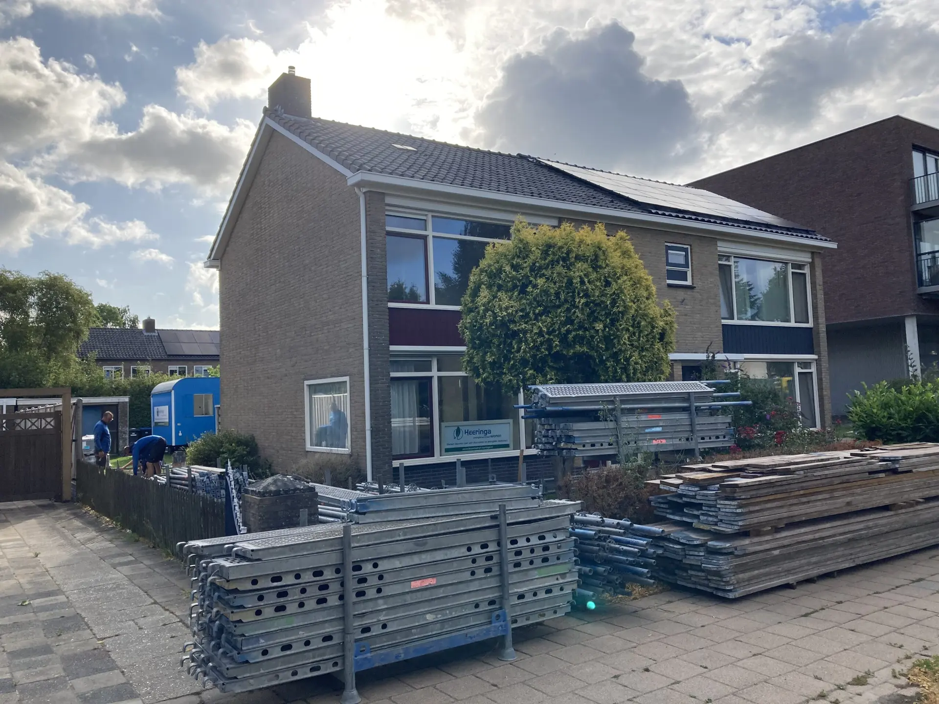 Verbouwing woning in Bolsward